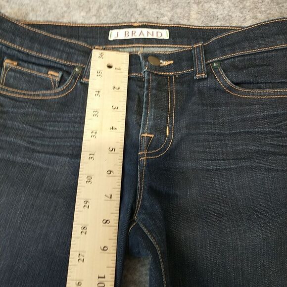 J Brand Jeans Womens 28 Blue Denim Dark Ink Indigo Skinny Classic Everyday USA. - Picture 2 of 7